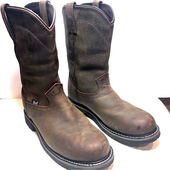 Mens Justin Steel toe WK4961 8EE. Waterproof - Picture 12 of 13